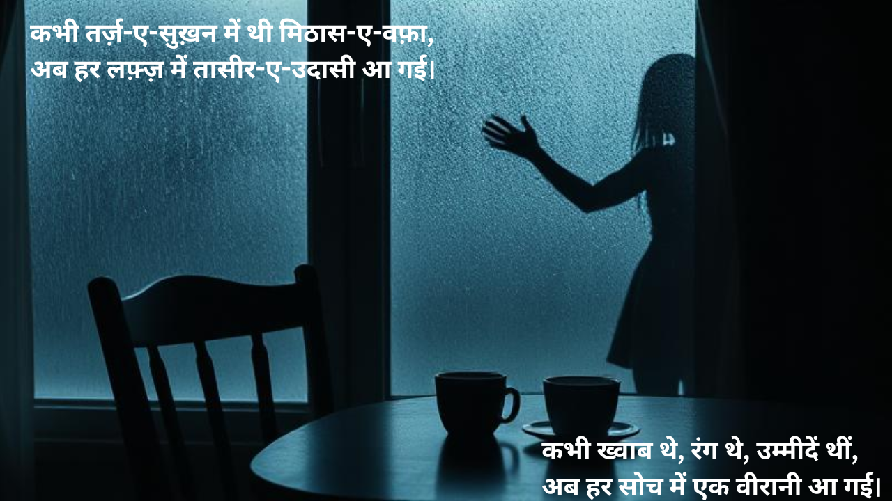 तल्ख़ी-ए-ख़ामोशी: एक ग़ज़ल